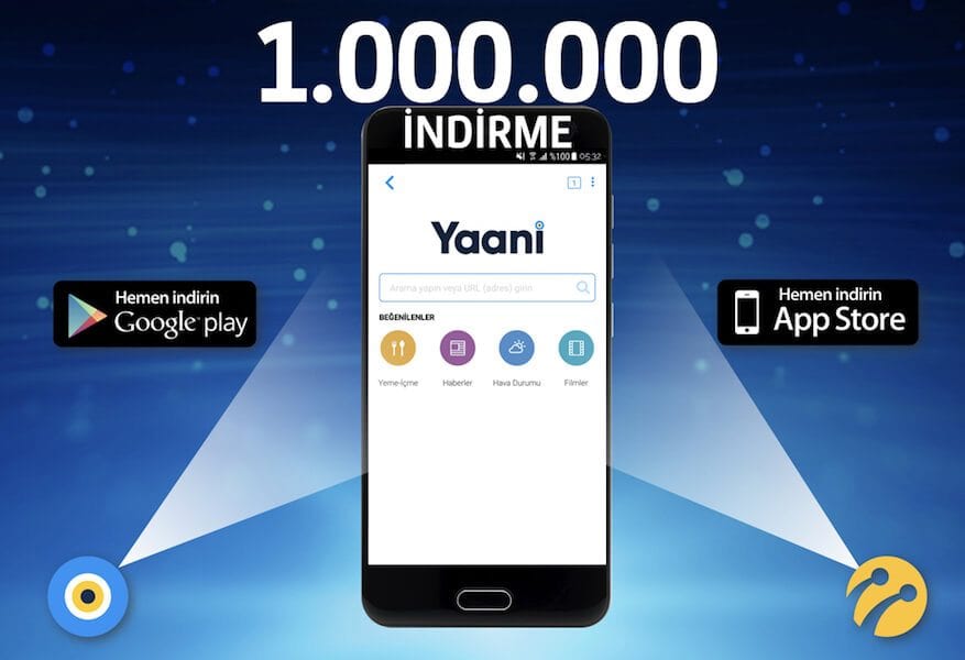 Yaani ilk haftasında 1 milyon indirildi