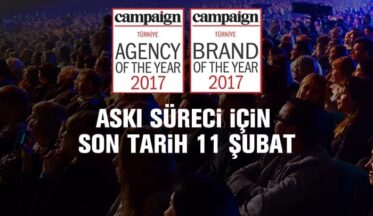 Campaign Agency & Brand of the Year'da askı süreci için son gün 11 Şubat