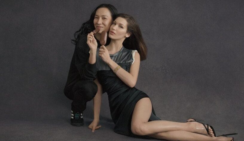 Bella Hadid ve Alexander Wang, Magnum reklamında