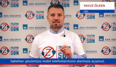 AXA Sigorta telefon kazalarına dur diyor