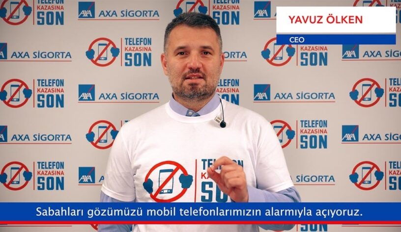 AXA Sigorta telefon kazalarına dur diyor