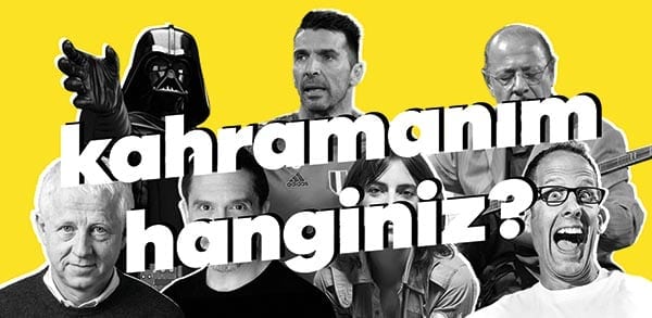 Kahramanlar: Darth Vader & Buffon & Neşet Ertaş & Patti Smith