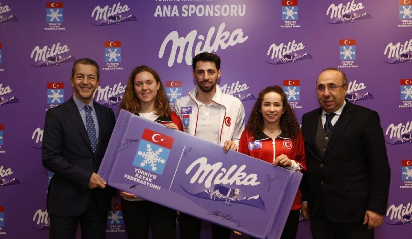 Milka Türk kayağını destekliyor-campaigntr