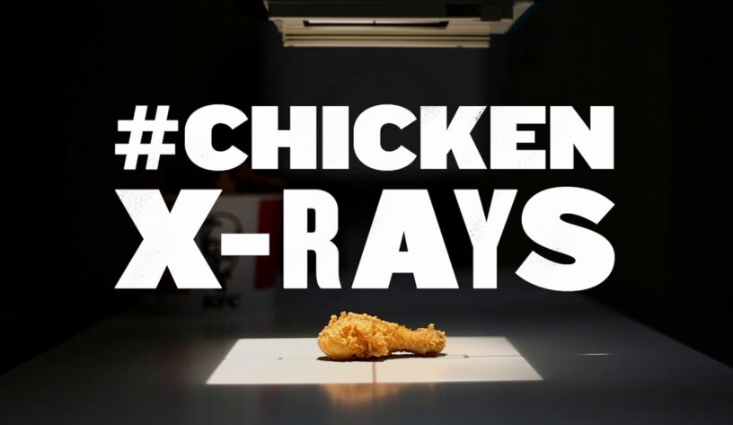 KFC tavukları röntgene giriyor-campaigntr