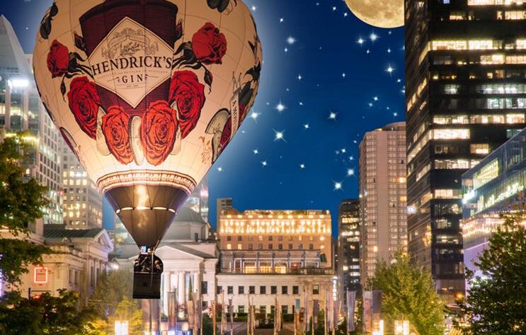 Hendrick's Gin'den sıcak hava balonu -campaigntr