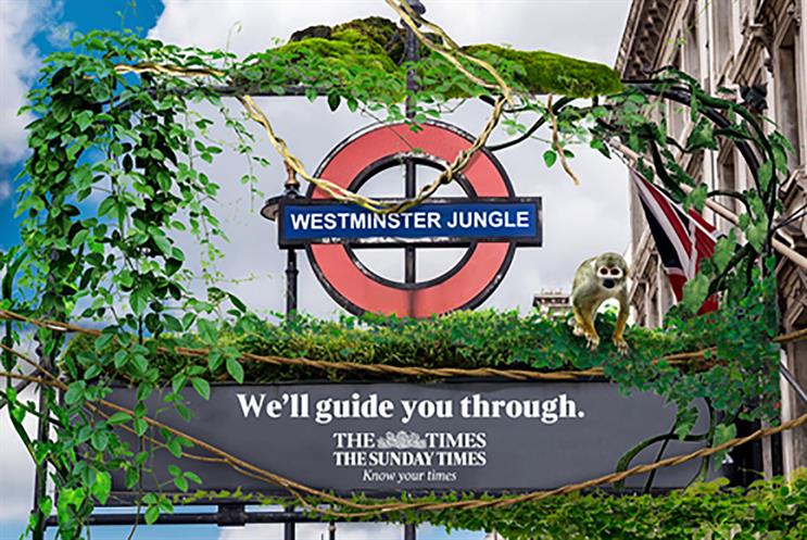 News UK, Westminster istasyonunu ormana dönüştürüyor-campaigntr