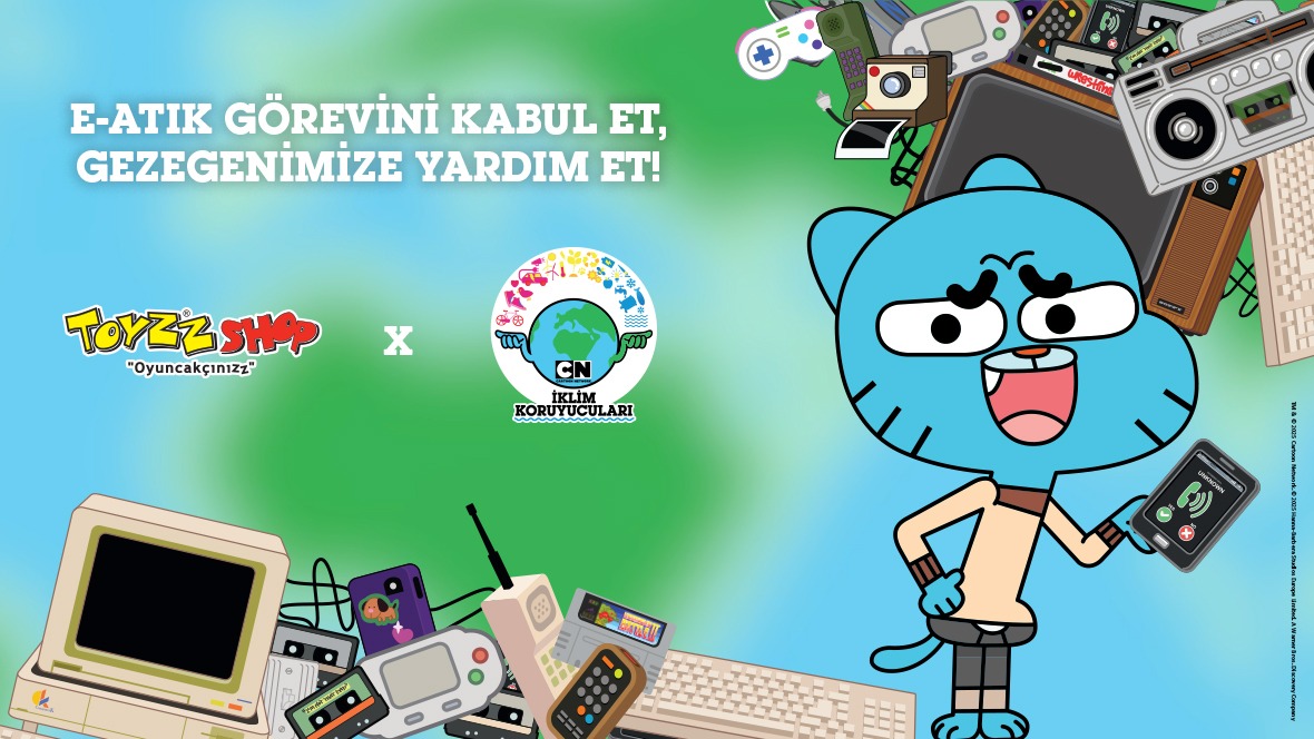 Cartoon Network, e-atıkları eğitim desteğine dönüştürdü