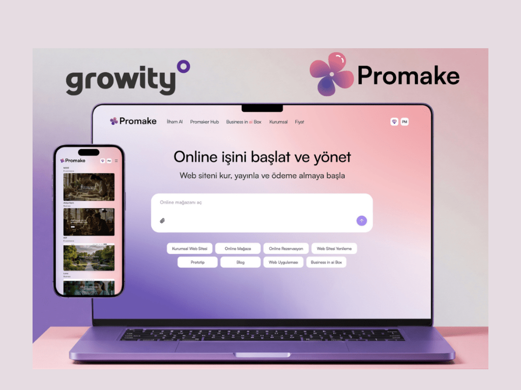 Growity’den yapay zeka girişimi Promake ile stratejik ortaklık