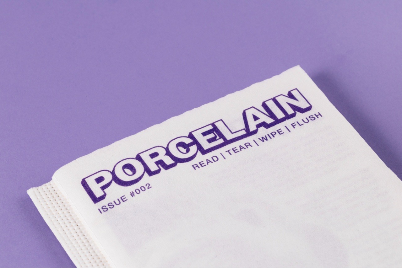 Dünyanın tuvalet kağıdından üretilen ilk dergisi: Porcelain