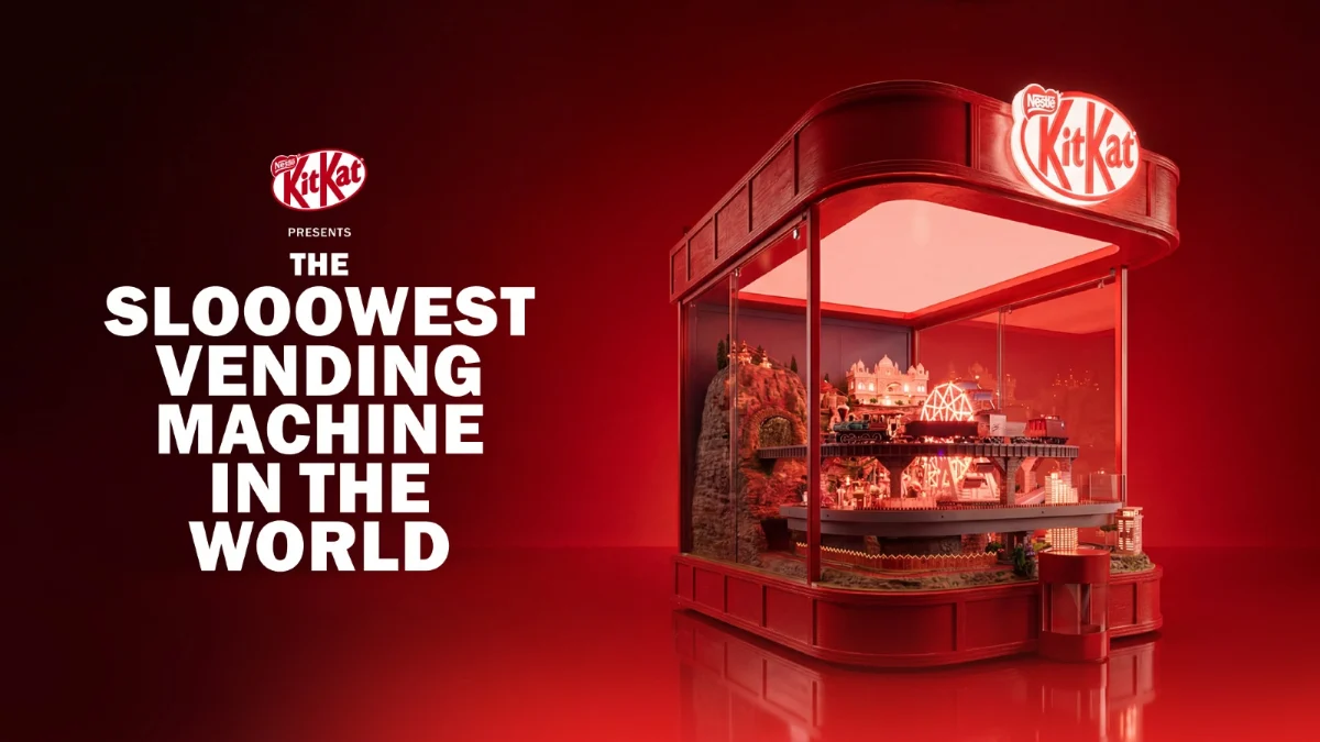 KitKat’tan dünyanın en yavaş otomatı: Amaç hız değil, “mola vermek”